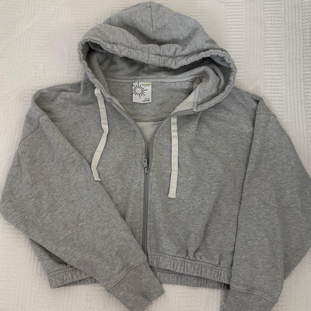 Offline by Aerie - Light Gray Hoodie